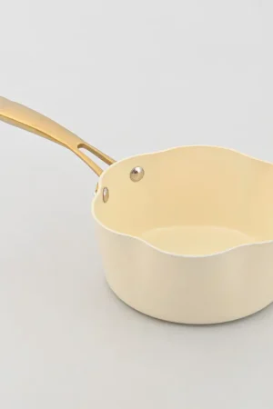Haute Qualité Casserole 'Dahlia' 18cm beige Menastyl